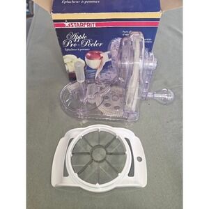 Starfrit Apple Pro-Peeler and Corer Slicer Clear Kitchen Tool with Box
